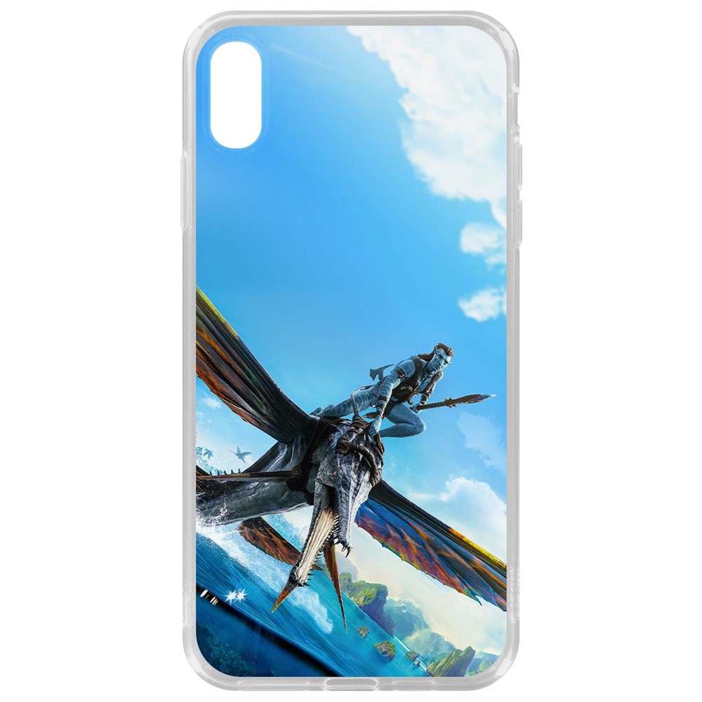 

Чехол-накладка Krutoff Clear Case Аватар - Джейк на скимвинге для iPhone XS Max