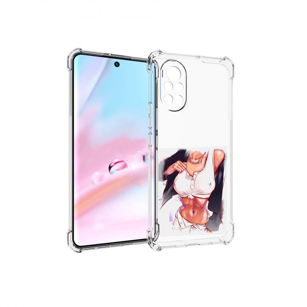

Чехол MyPads красивая-стройная-модель для Huawei Nova 8 (ANG-LX1), Прозрачный, Tocco