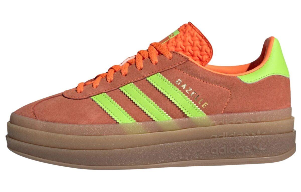 

Кеды унисекс Adidas Gazelle bold оранжевые 40 EU, Оранжевый, Gazelle bold