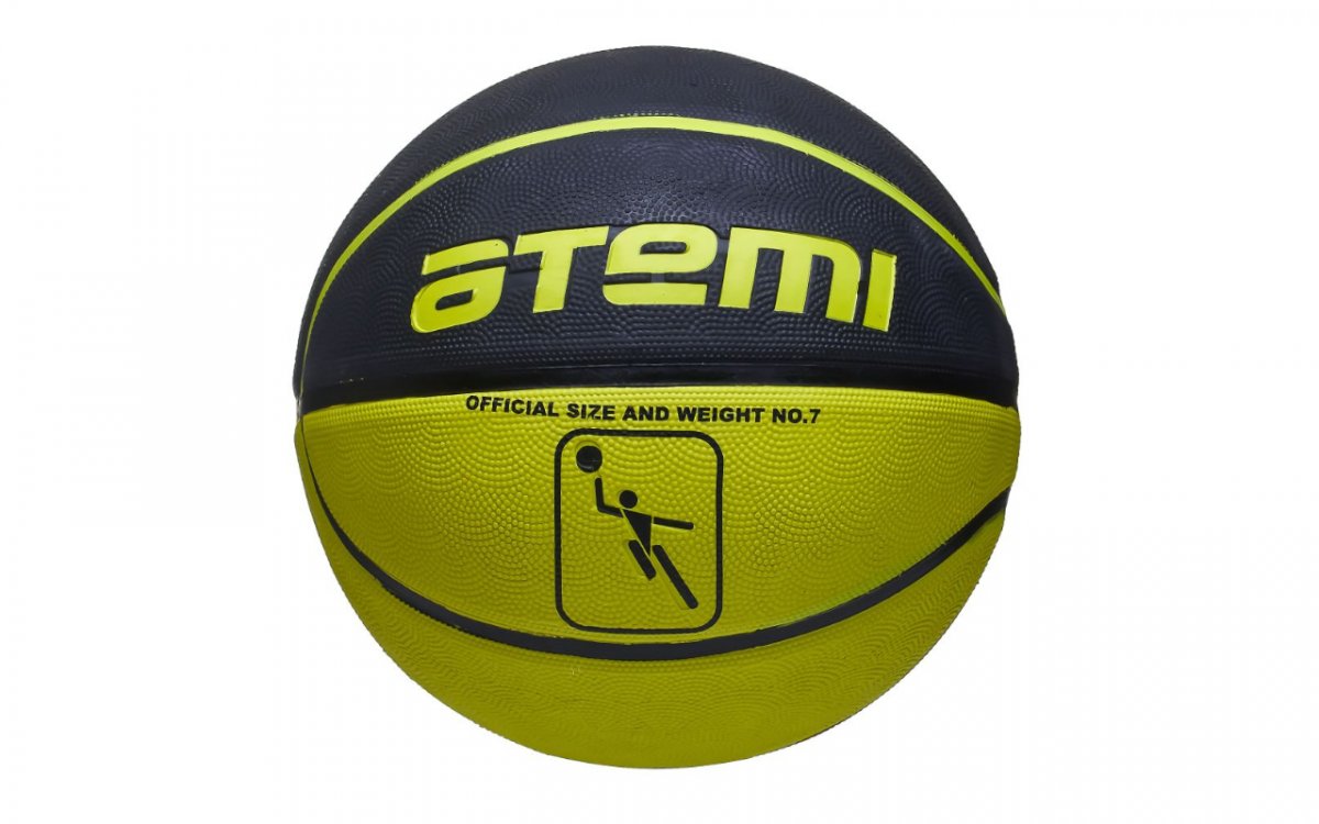 Мяч баскетбольный ATEMI р.7, резина, BB11