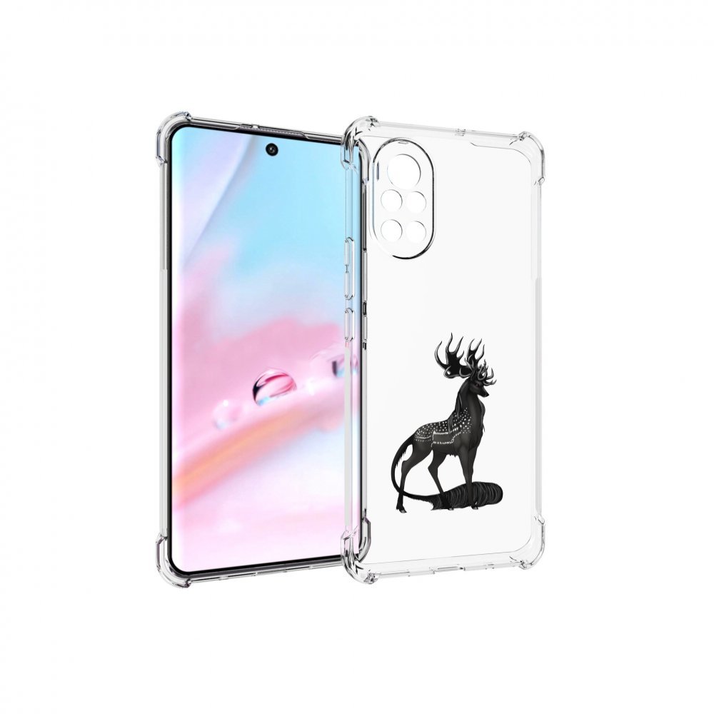 

Чехол MyPads красивый-черный-олень для Huawei Nova 8 (ANG-LX1), Прозрачный, Tocco