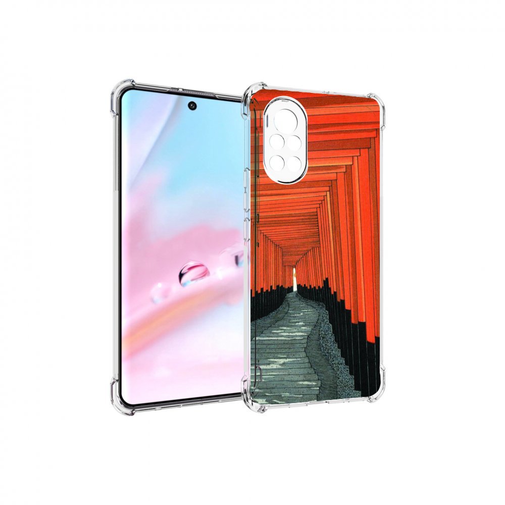 

Чехол MyPads красный коридор для Huawei Nova 8 (ANG-LX1), Прозрачный, Tocco