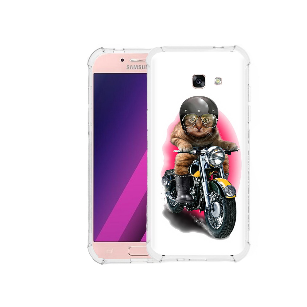 

Чехол MyPads Tocco для Samsung Galaxy A5 мото-кот (PT51293.578.485), Прозрачный, Tocco