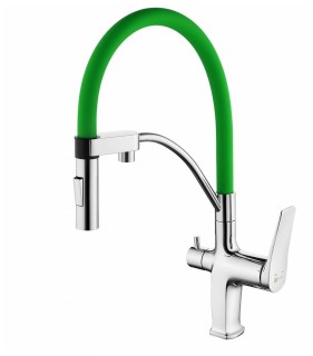 

Смеситель для раковины Lemark Comfort LM3074C-Green