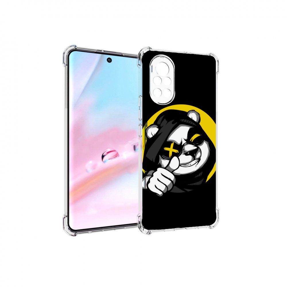 

Чехол MyPads крутая пандочка ок для Huawei Nova 8 (ANG-LX1), Прозрачный, Tocco