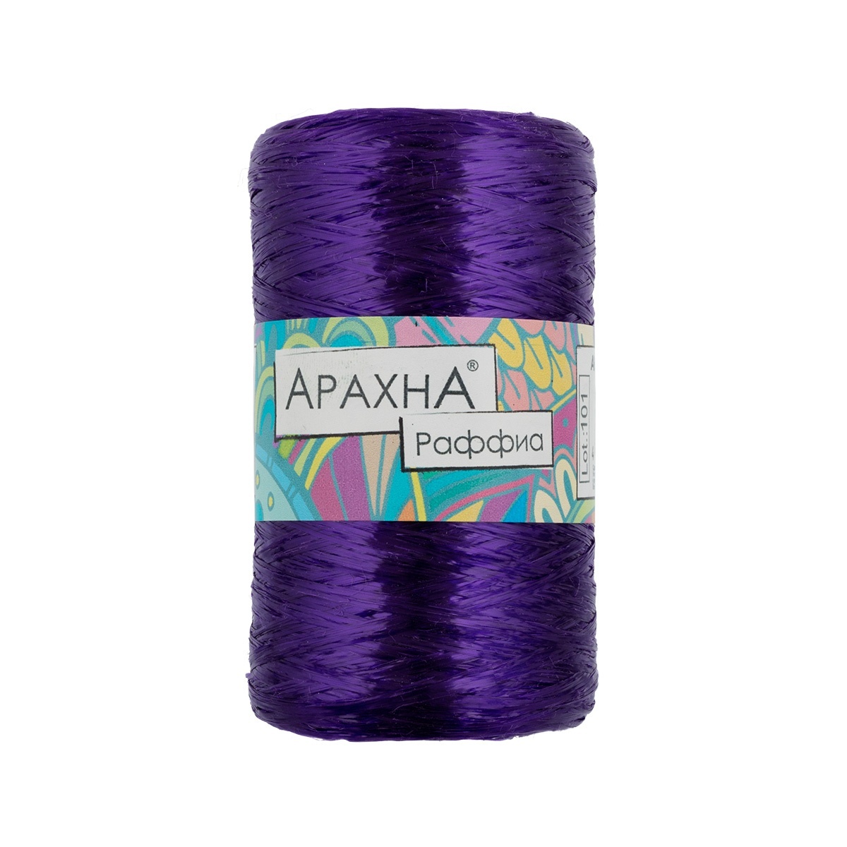

Пряжа ARACHNA Raffia 5х50 г+/-10 г 200 м+/-12 м №45 темно-фиолетовый, Raffia