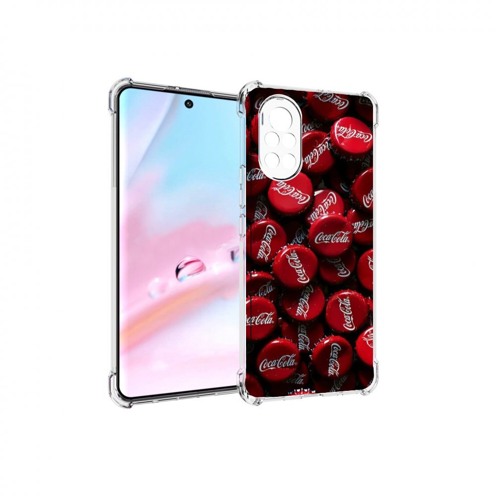

Чехол MyPads крышки от кокаколы для Huawei Nova 8 (ANG-LX1), Прозрачный, Tocco