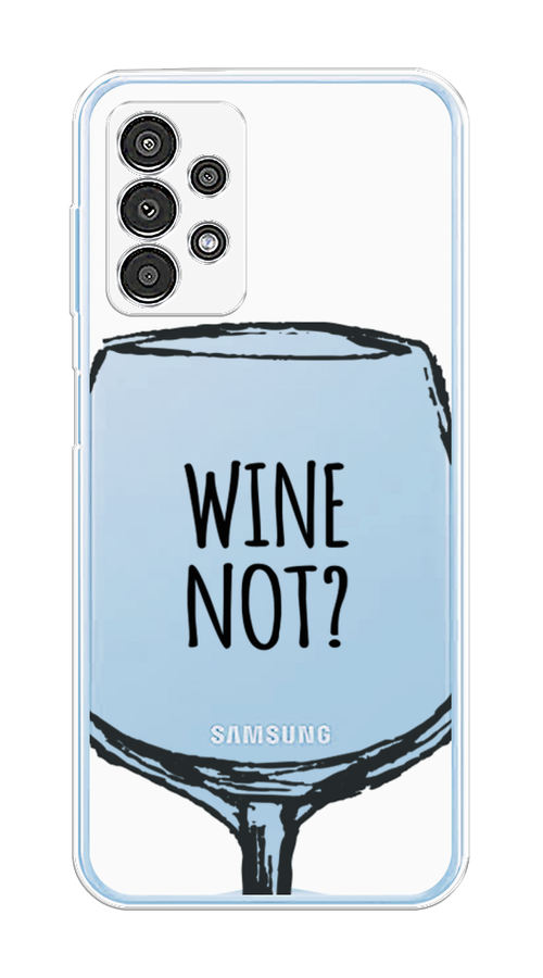 

Чехол на Samsung Galaxy A13 4G "Wine not white", Белый, 2104850-6