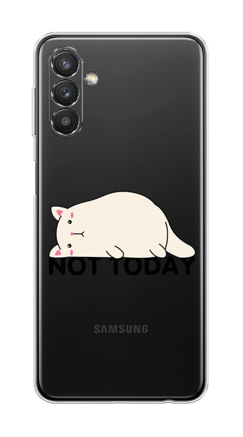 

Чехол на Samsung Galaxy A13 5G "Cat not today", Белый;розовый;черный, 2104150-1