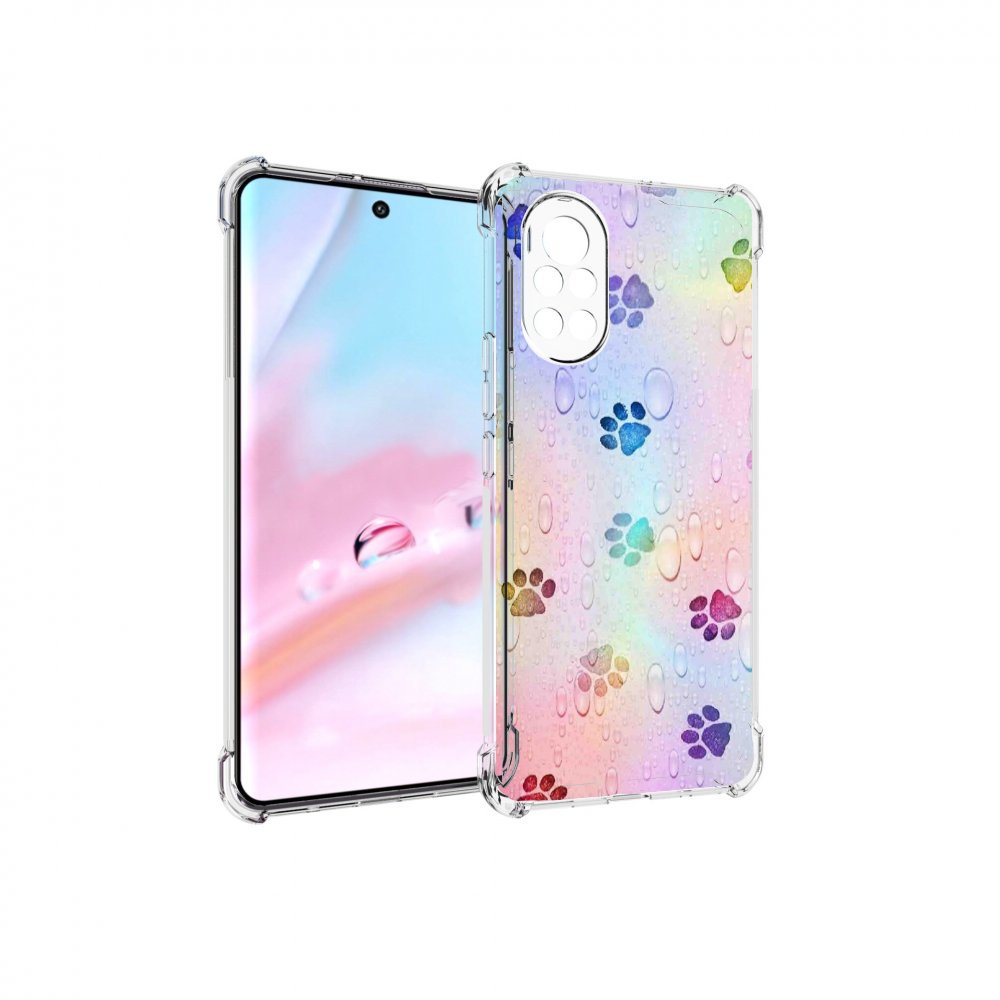 

Чехол MyPads лапки для Huawei Nova 8 (ANG-LX1), Прозрачный, Tocco