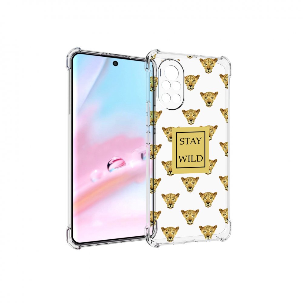 

Чехол MyPads леопард-вайлд для Huawei Nova 8 (ANG-LX1), Прозрачный, Tocco