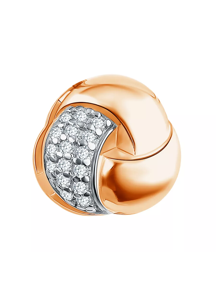 

Бегунок из золота Azade 26278, фианит, 26278