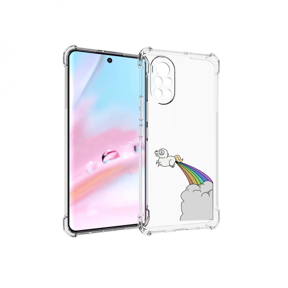 

Чехол MyPads летающее-пони детский для Huawei Nova 8 (ANG-LX1), Прозрачный, Tocco