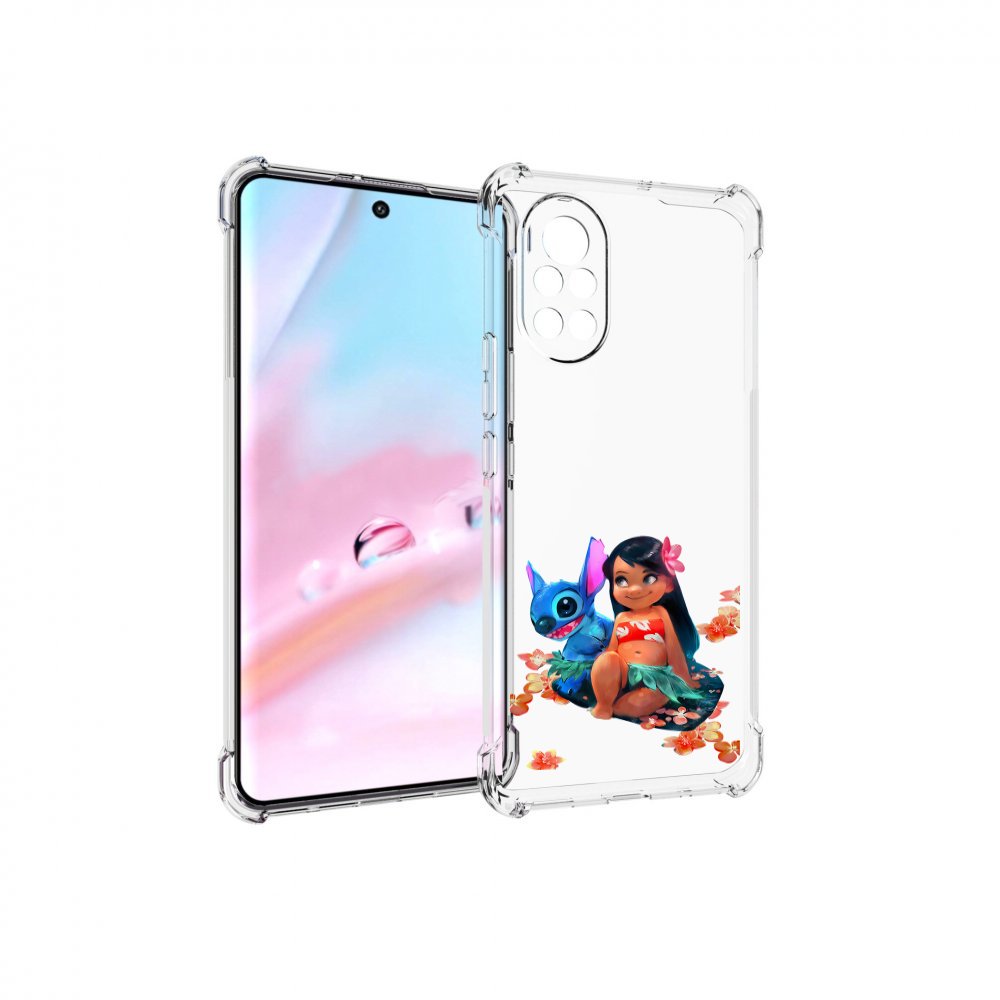 

Чехол MyPads лила-и-стич детский для Huawei Nova 8 (ANG-LX1), Прозрачный, Tocco