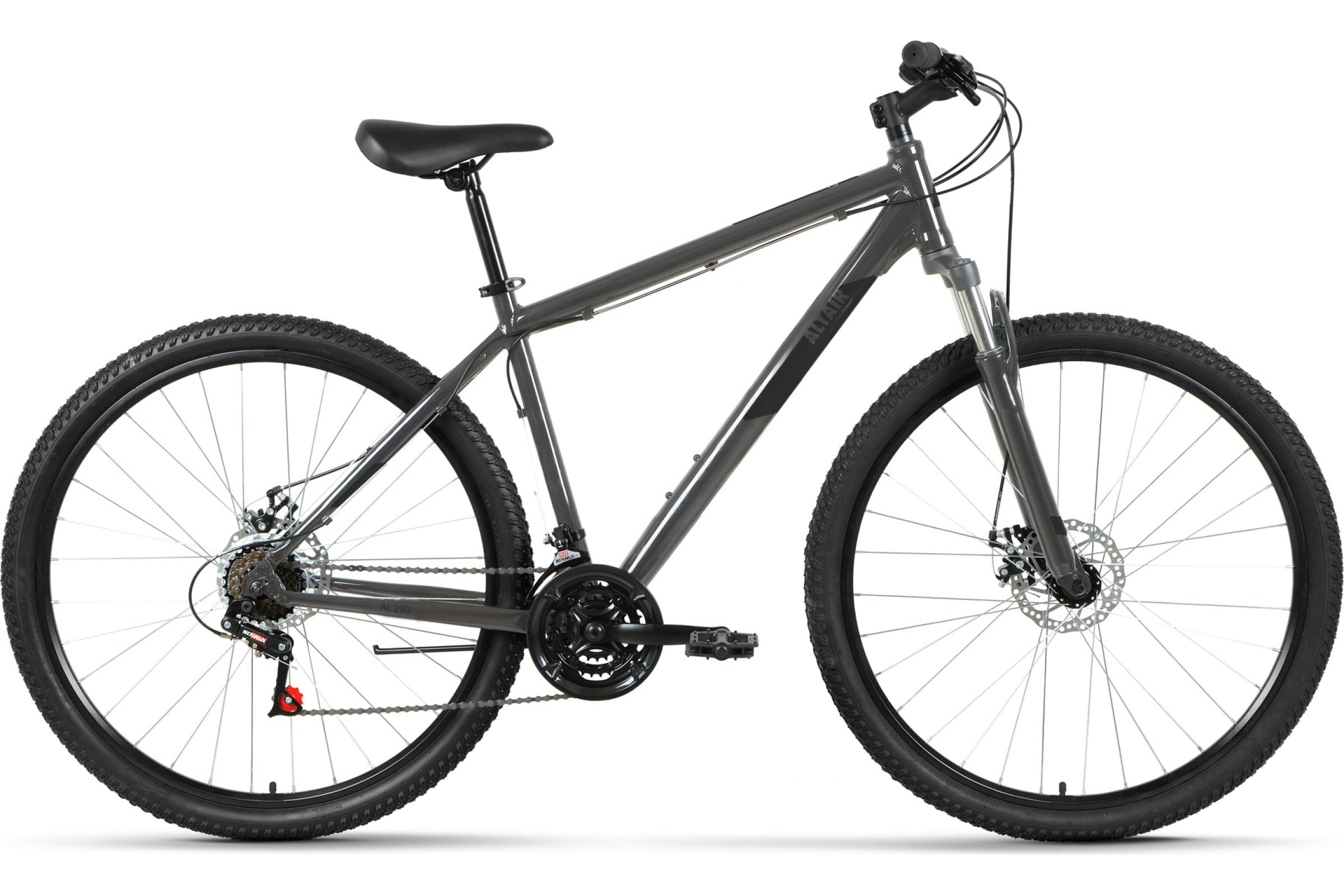 

Велосипед ALTAIR AL 29 D-17"-22г. (черный-матовый-черный), AL 29 D