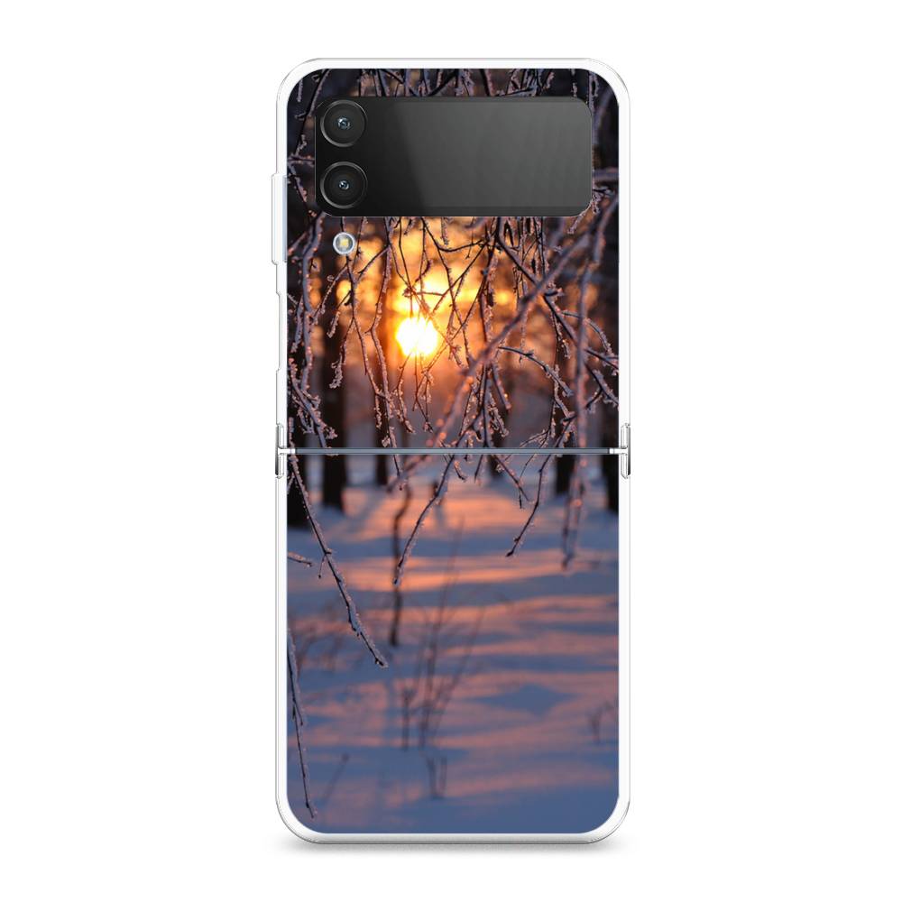 

Чехол на Samsung Galaxy Z Flip 4 "Зима 7", Оранжевый;розовый;черный, 2106650-2