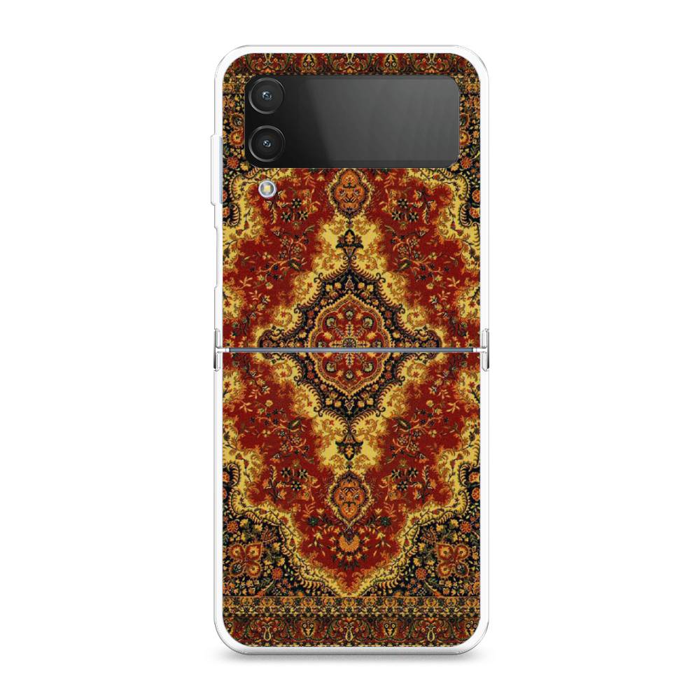 

Чехол на Samsung Galaxy Z Flip 4 "Ковер", Коричневый;золотистый;красный, 2106650-3