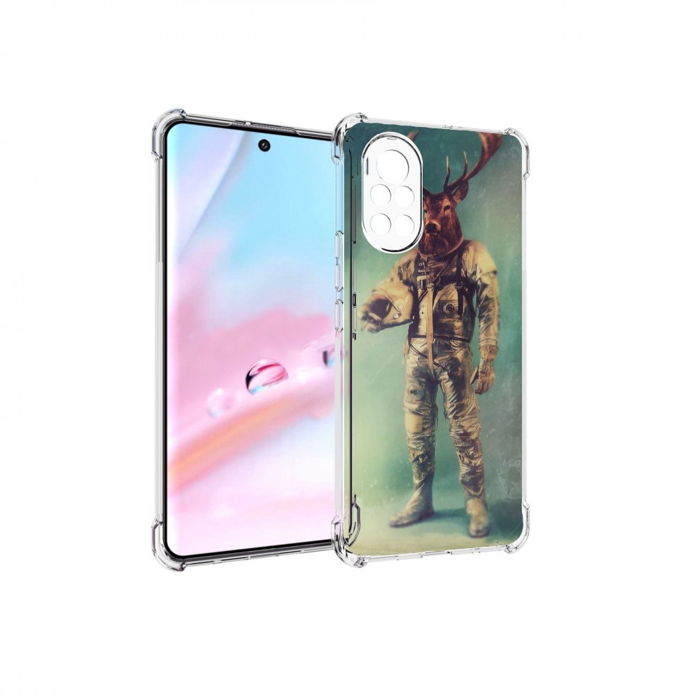 

Чехол MyPads лось космонавт для Huawei Nova 8 (ANG-LX1), Прозрачный, Tocco
