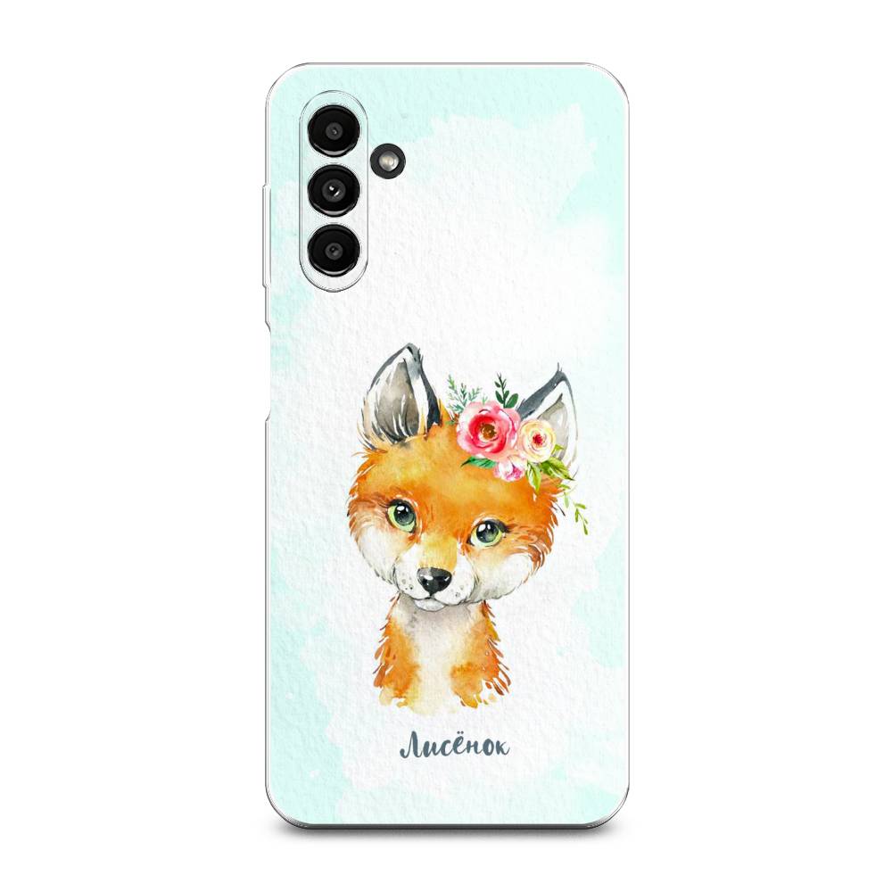 

Чехол на Samsung Galaxy A14 5G "Мой лисёнок", Голубой;оранжевый, 2107250-1