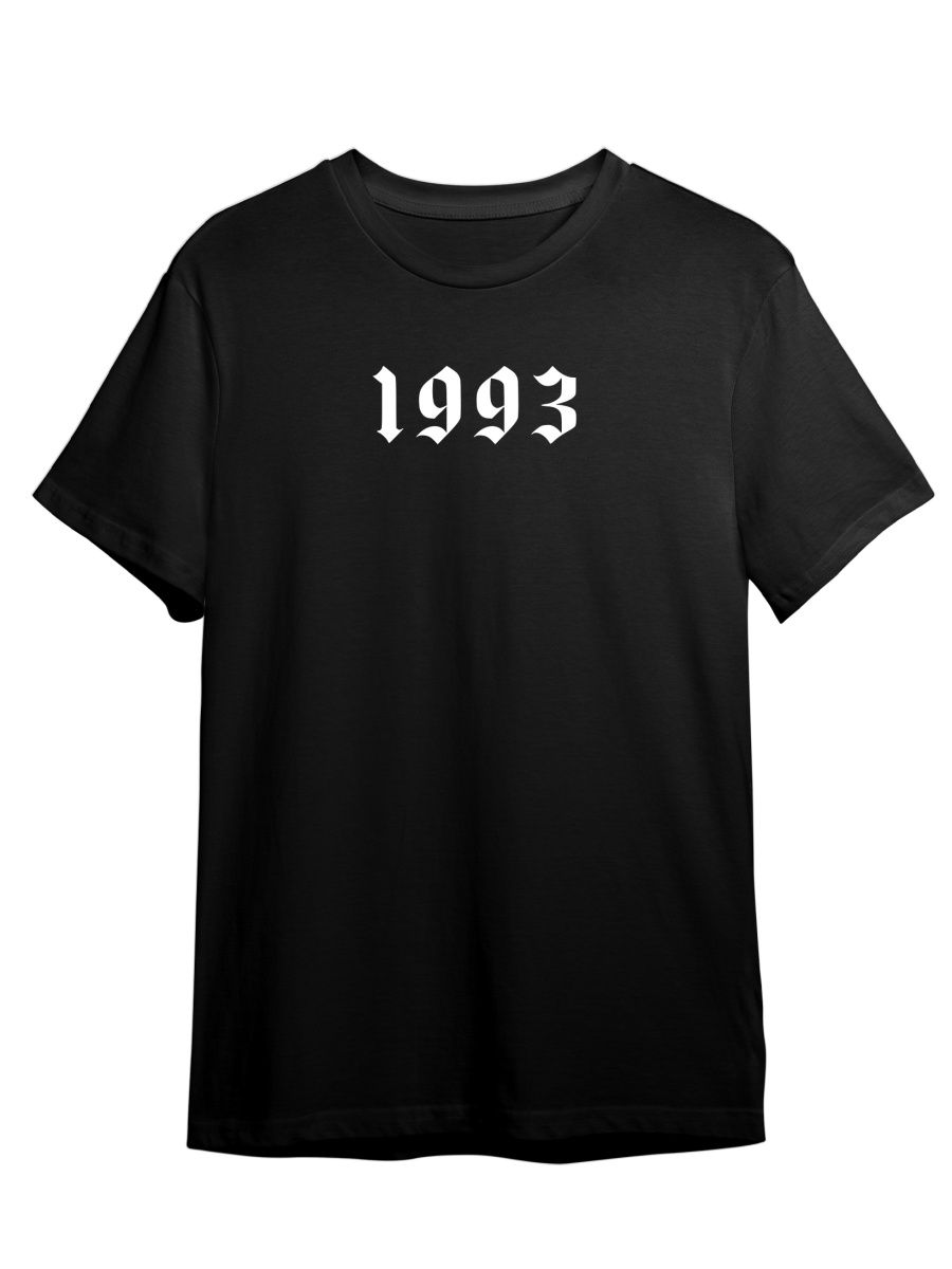 

Футболка унисекс Каждому Своё 1993/Год рождения/С др RAYR9N черная L, Черный, "1993/Год рождения/С др" RAYR9N