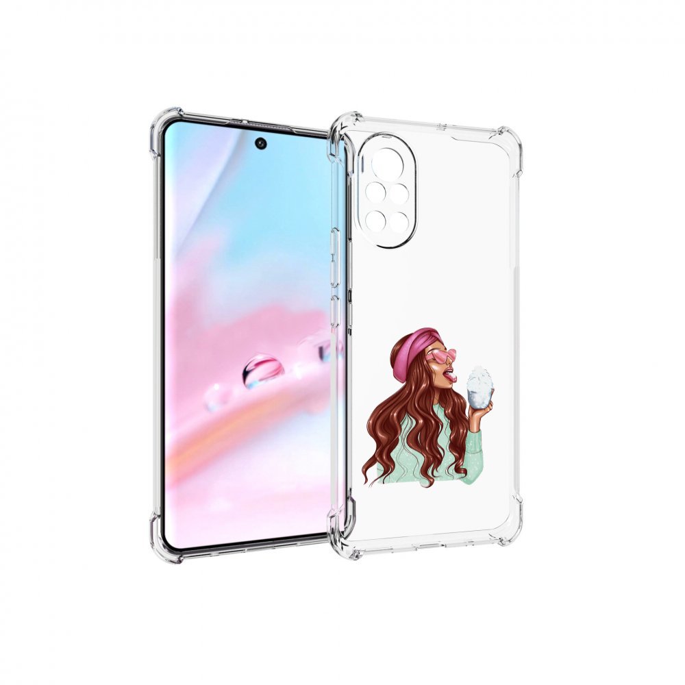 

Чехол MyPads любительница-снега женский для Huawei Nova 8 (ANG-LX1), Прозрачный, Tocco