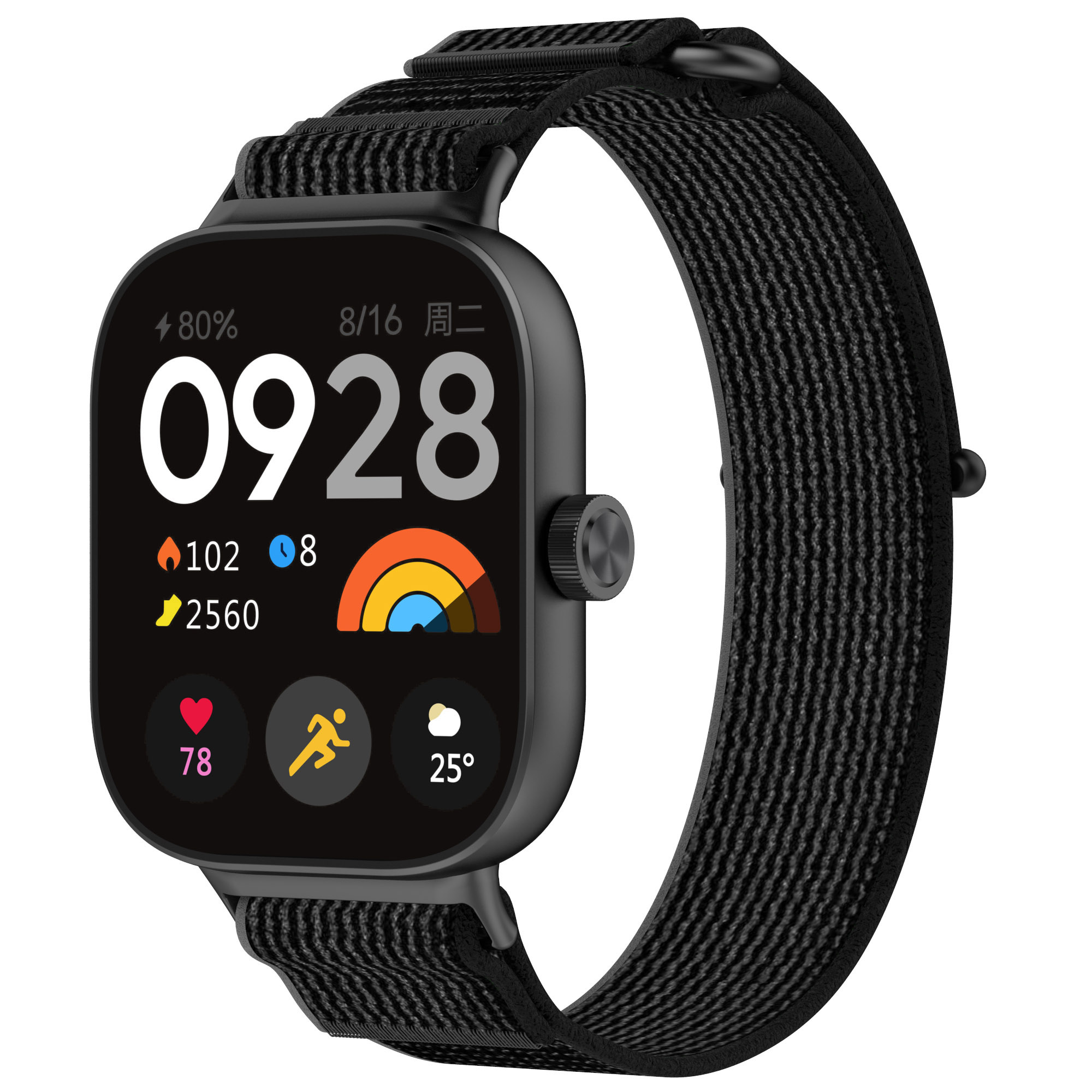 

Тканевый ремешок для Xiaomi Mi Band 8 Pro / Redmi Watch 4, на липучке, черно-серый, Черный;серый, Xiaomi Mi Band 8 Pro / Redmi Watch 4, на липучке