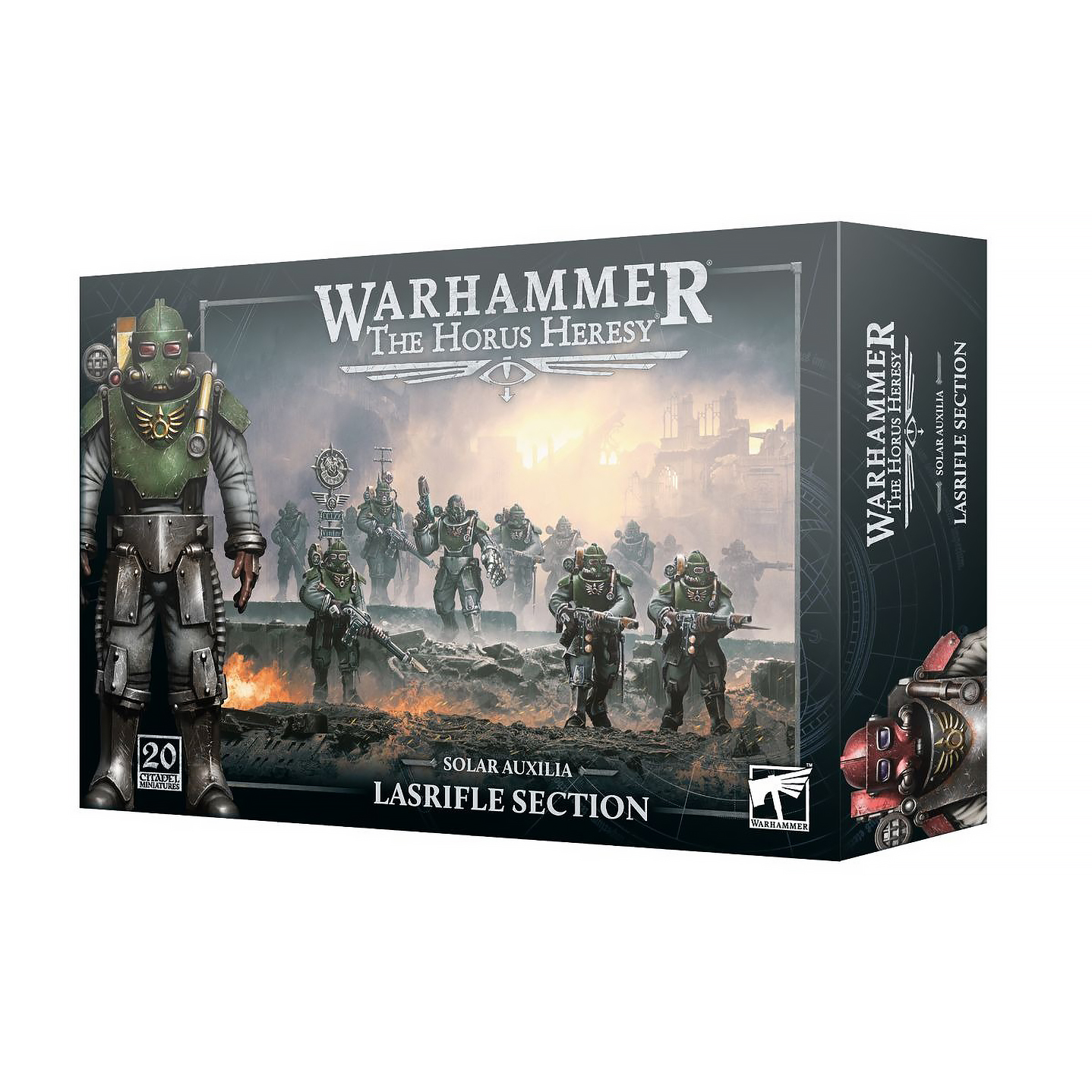 

Миниатюры Games Workshop Warhammer The Horus Heresy Solar Auxilia Lasrifle Section 31-73, Solar Auxilia