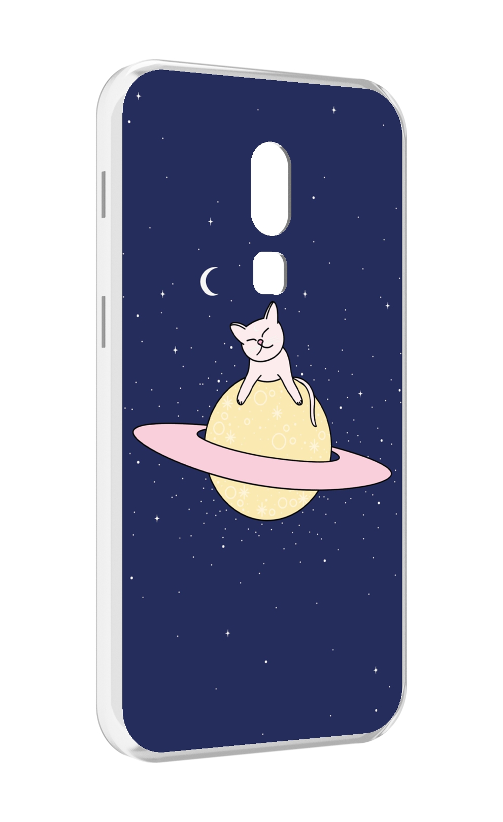 

Чехол MyPads котик на планете для Meizu V8, Прозрачный, Tocco