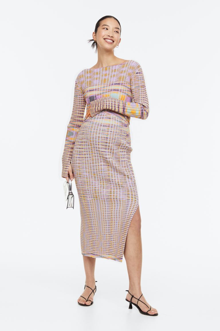 

Юбка женская H&M 1084091001 фиолетовая 2XL (доставка из-за рубежа), 1084091001