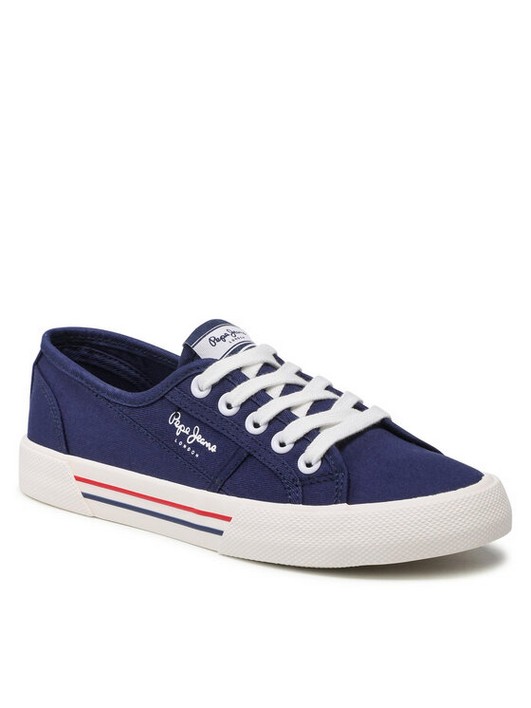 

Кеды женские Pepe Jeans Brady W Basic PLS31287 синие 38 EU (доставка из-за рубежа), Синий, Brady W Basic PLS31287