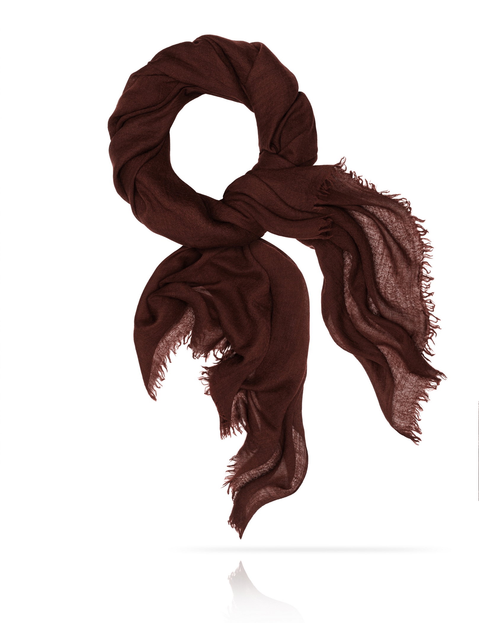 фото Палантин женский michel katana ws65-laine.soie коричневый 100x200 см