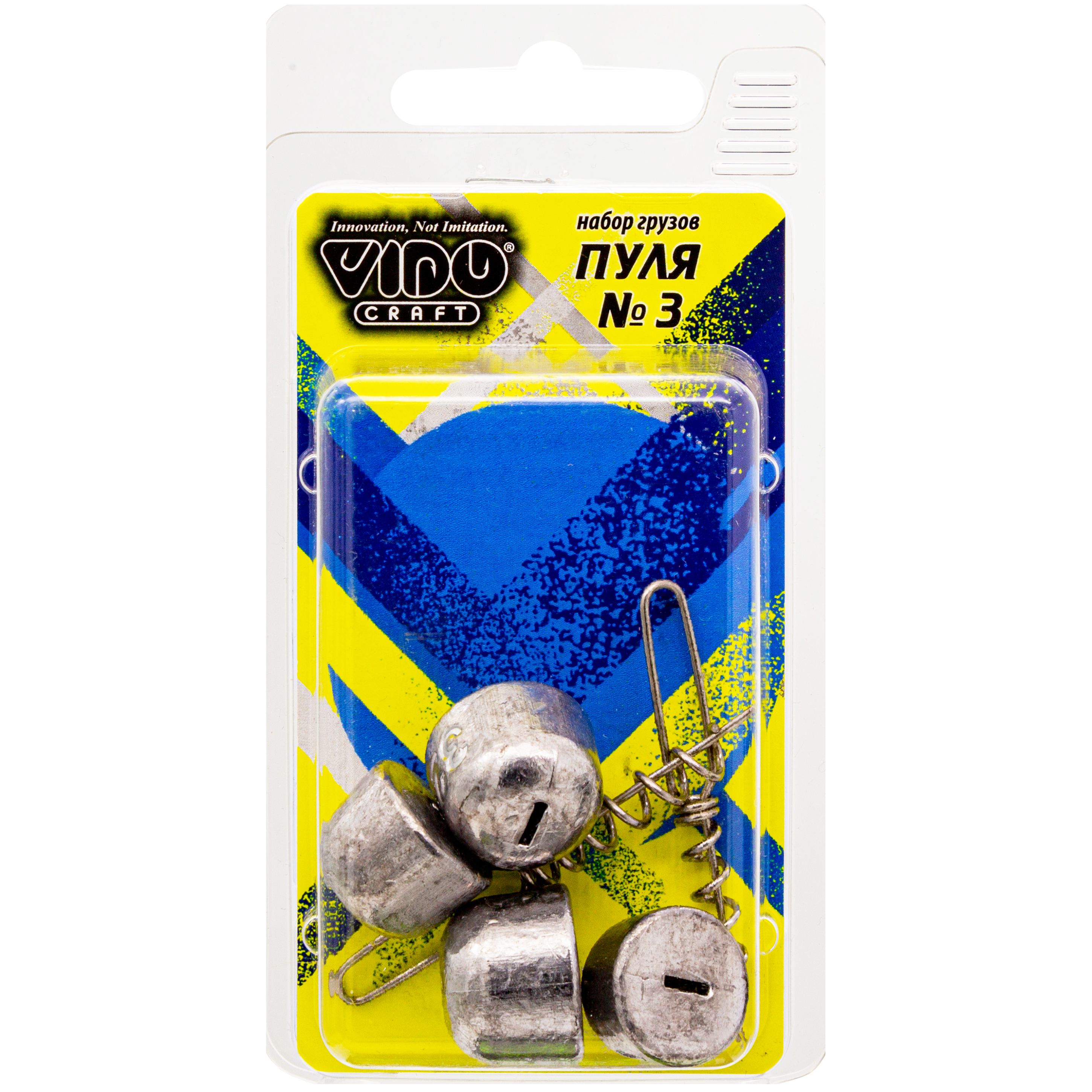 Груз Vido Craft Пуля для спиралей Jig Spring 24-36 гр