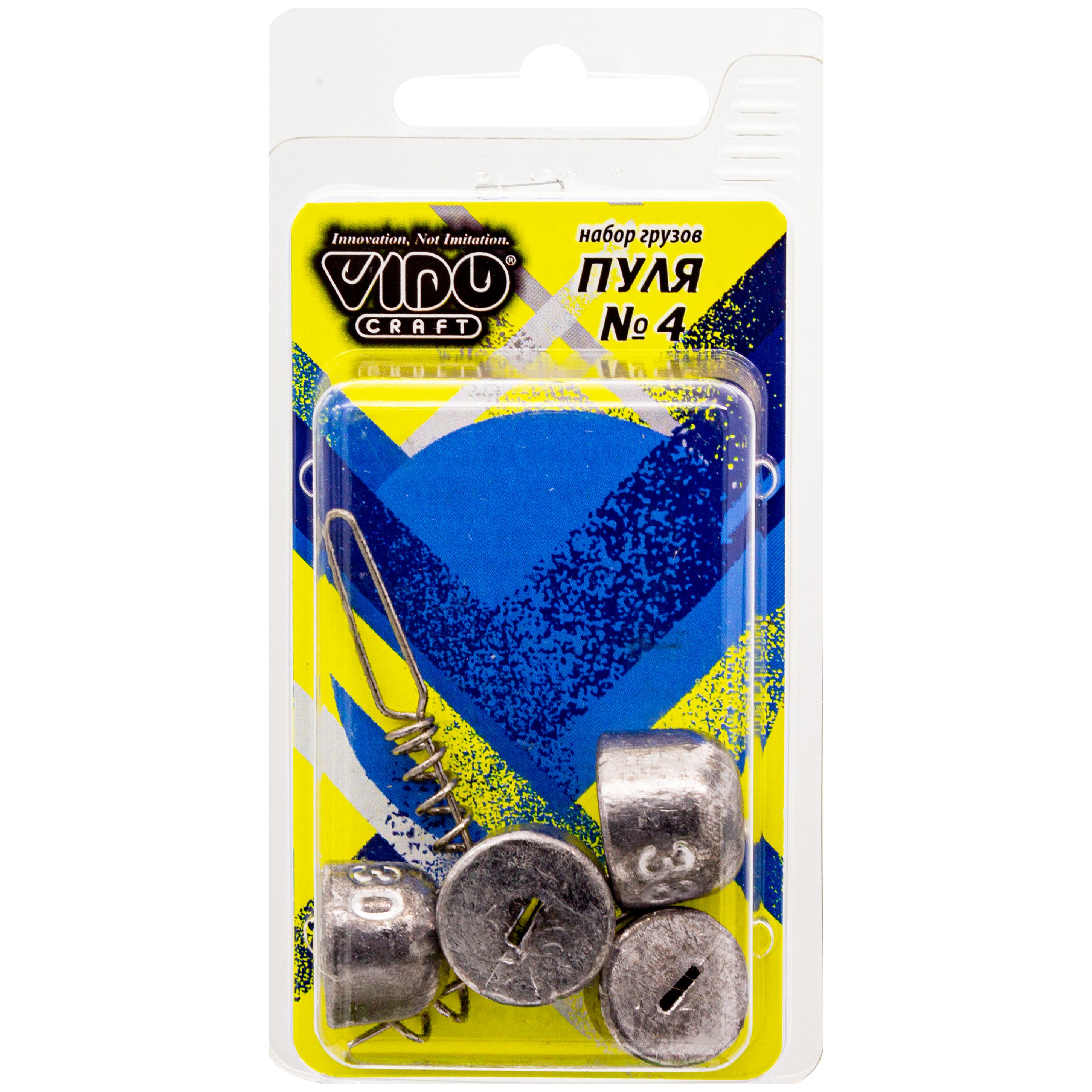 Груз Vido Craft Пуля для спиралей Jig Spring 26-38 гр