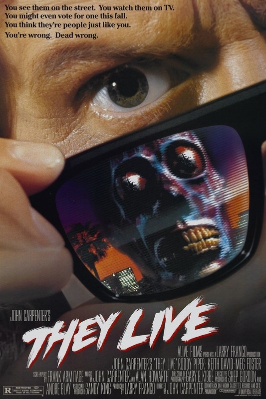 

Постер к фильму "Чужие среди нас" (They Live) Оригинальный 68,6x104,1 см