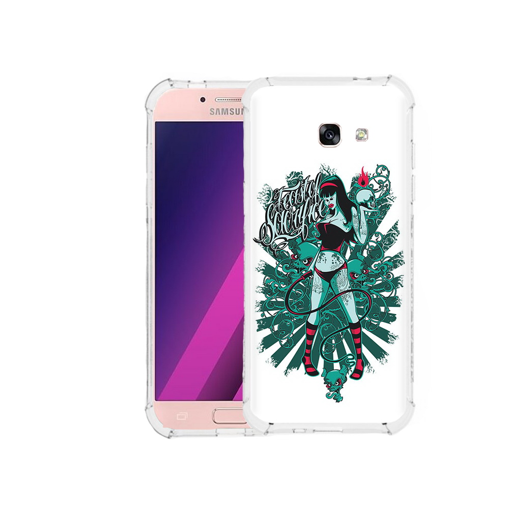 

Чехол MyPads Tocco для Samsung Galaxy A5 нарисованная девушка в татуировках, Прозрачный, Tocco