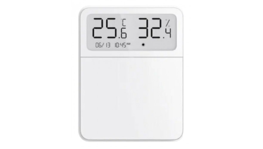 фото Умный выключатель для дома с термометром mijia screen display switch white znkg01hl