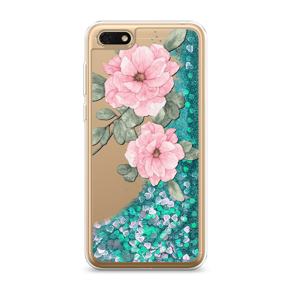 

Чехол Awog на Honor 7A/Y5 Prime 2018/Y5 2018 "Акварельные розовые цветы", Разноцветный, 66395-1
