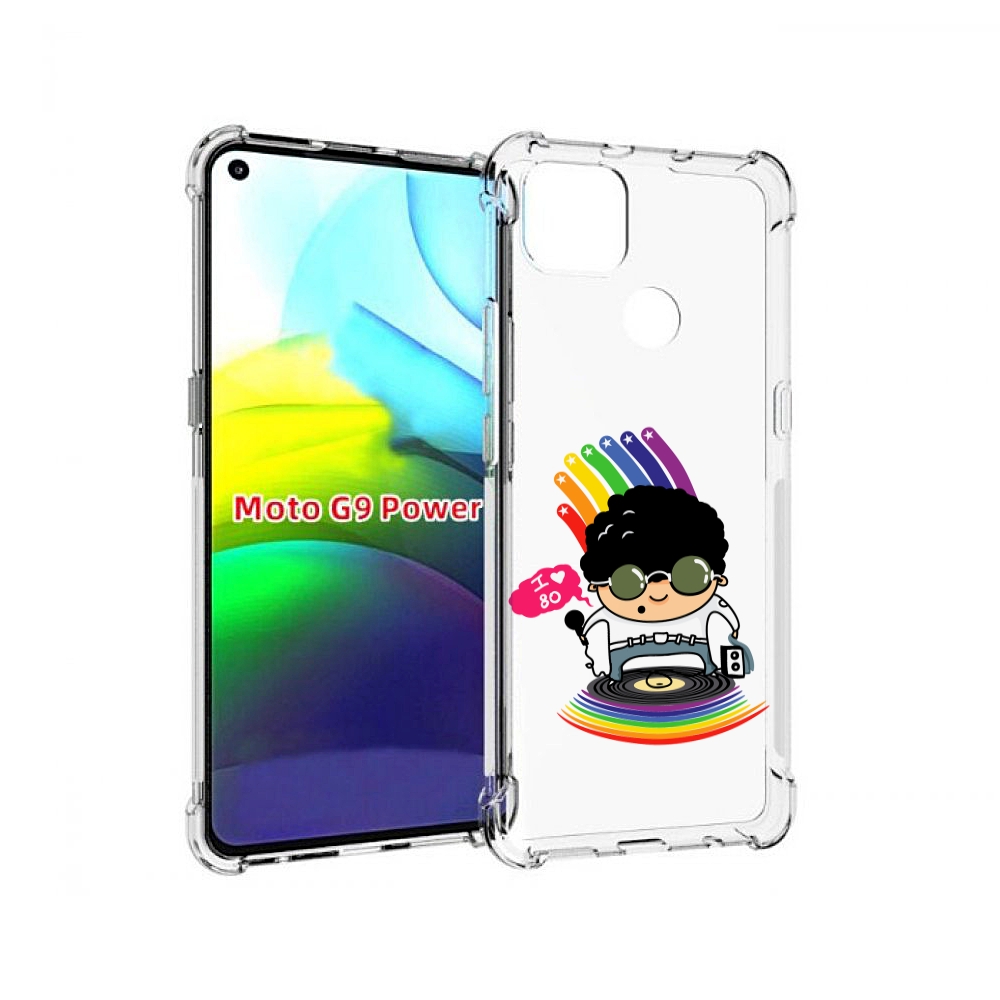 

Чехол MyPads Я люблю 80-е для Motorola Moto G9 Power, Прозрачный, Tocco