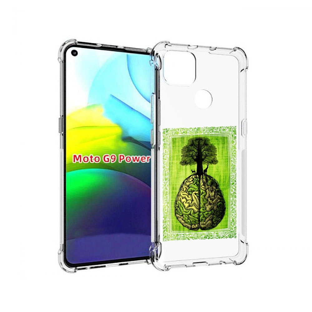 

Чехол MyPads абстракция здоровый мозг для Motorola Moto G9 Power, Прозрачный, Tocco