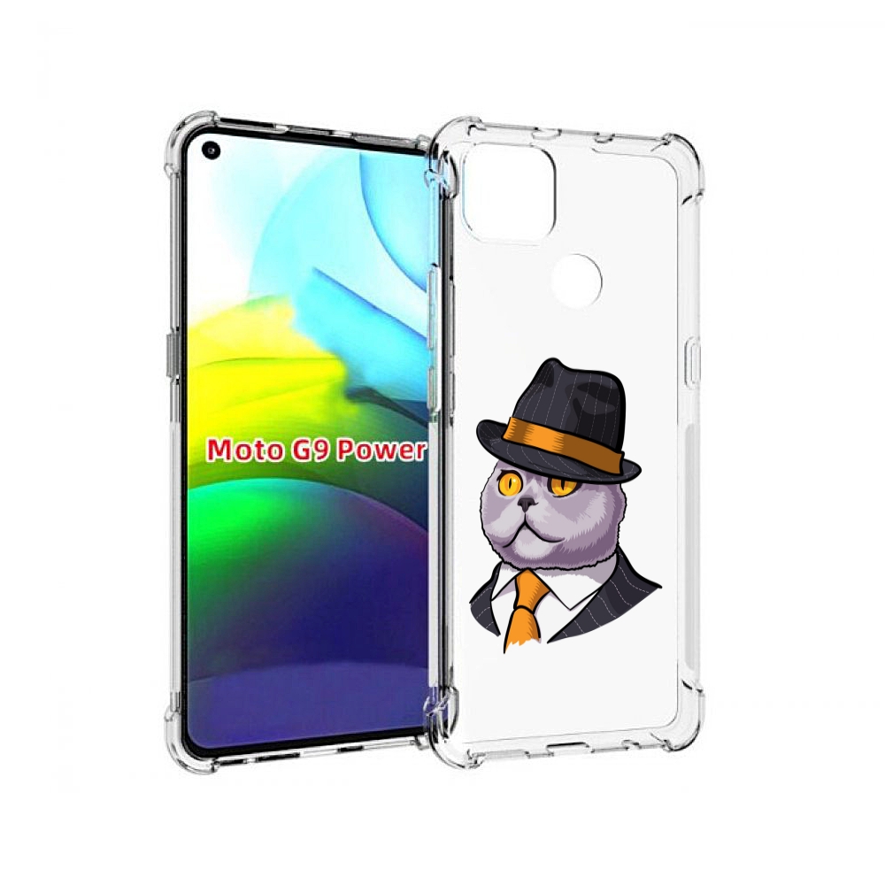 

Чехол MyPads британец для Motorola Moto G9 Power, Прозрачный, Tocco