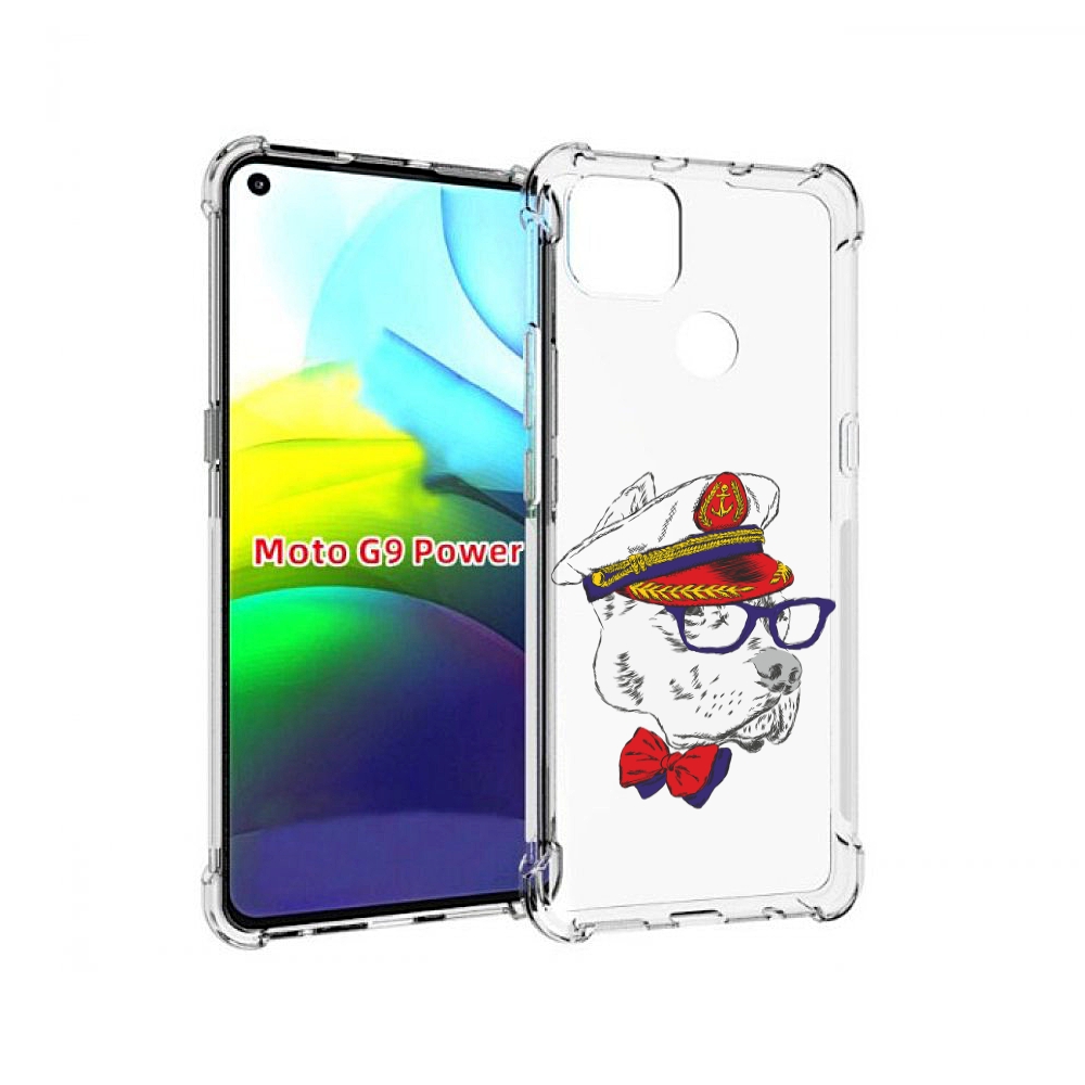 

Чехол MyPads бульдог для Motorola Moto G9 Power, Прозрачный, Tocco