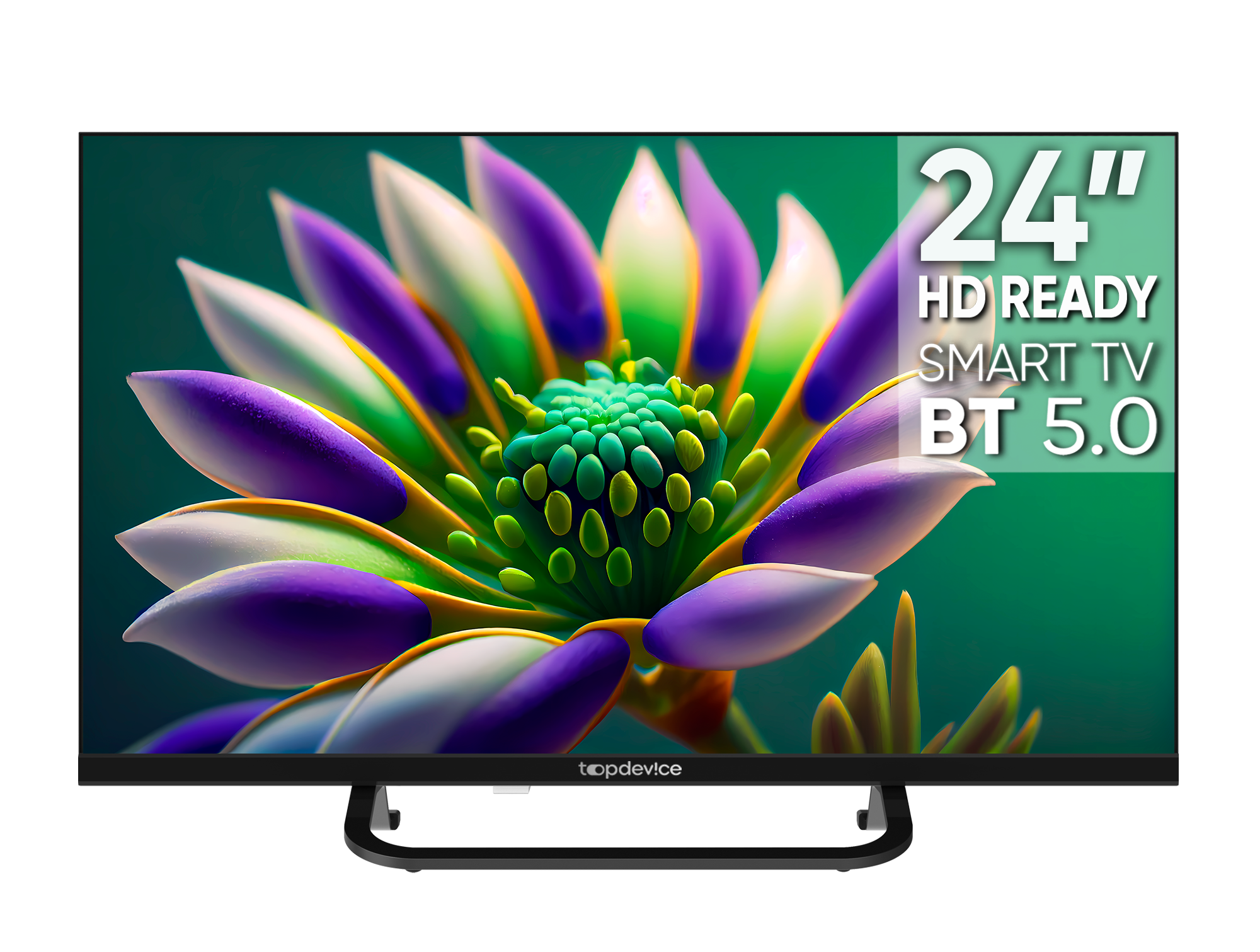 

Телевизор Topdevice TDTV24CS04H_BK, 24"(61 см), HD, Черный, TDTV24CS04H_BK