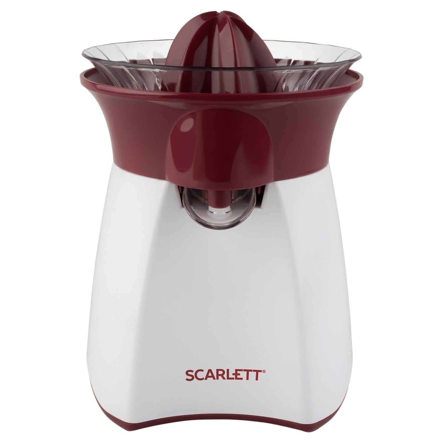 Соковыжималка для цитрусовых Scarlett SC-JE50C07 white/red ручная соковыжималка для цитрусовых webber
