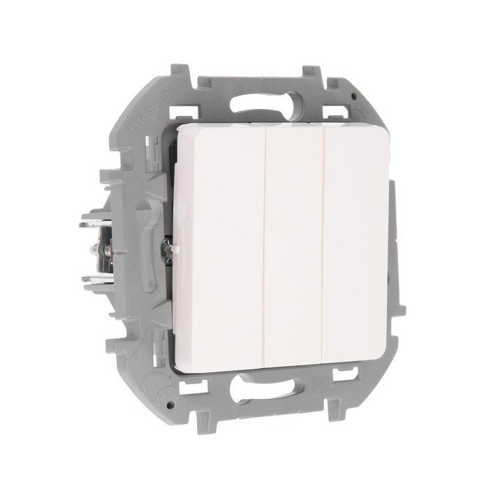 

Выключатель Legrand INSPIRIA, 3-кл, 10 AX, 250 В, Белый
