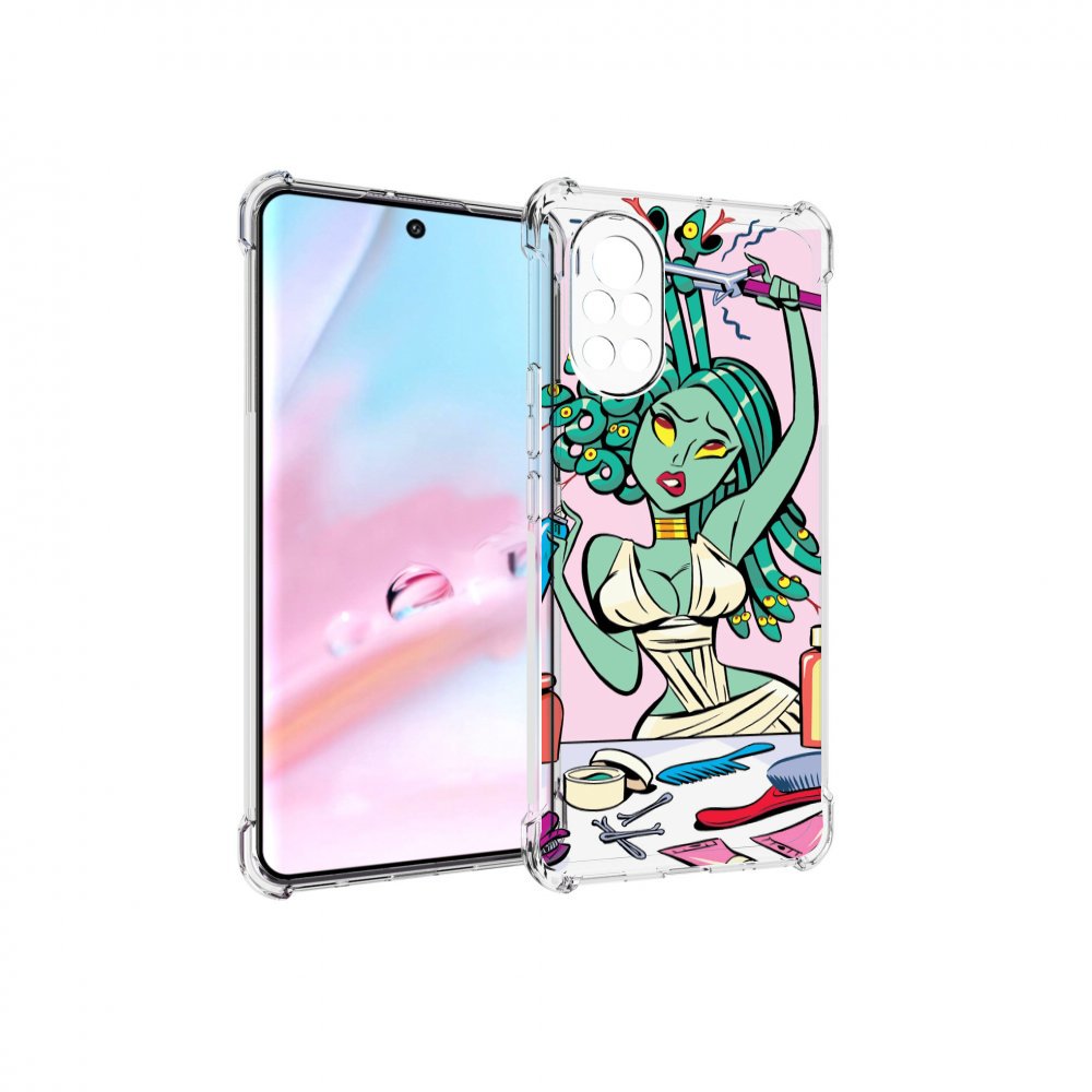 

Чехол MyPads медуза расчесывается женский для Huawei Nova 8 (ANG-LX1), Прозрачный, Tocco