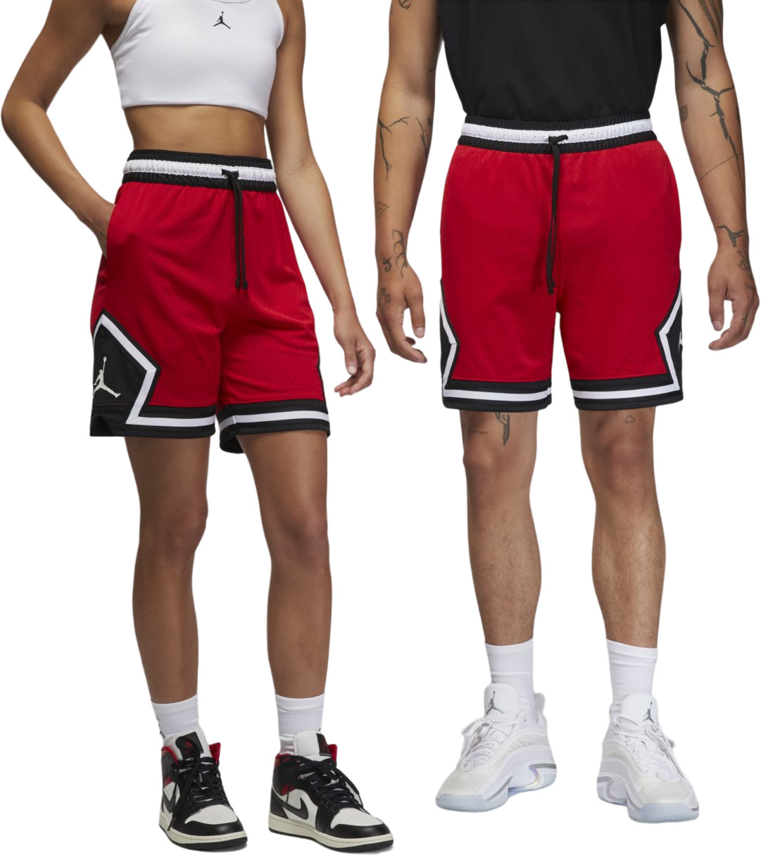 Шорты унисекс Nike M J DF SPRT DMND SHORT красные L Китай красный