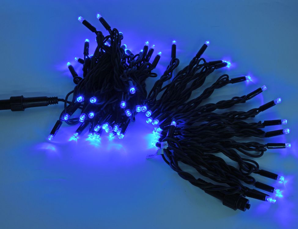 Световая гирлянда новогодняя LEGOLED Нить LL100-1-2B 10 м синий