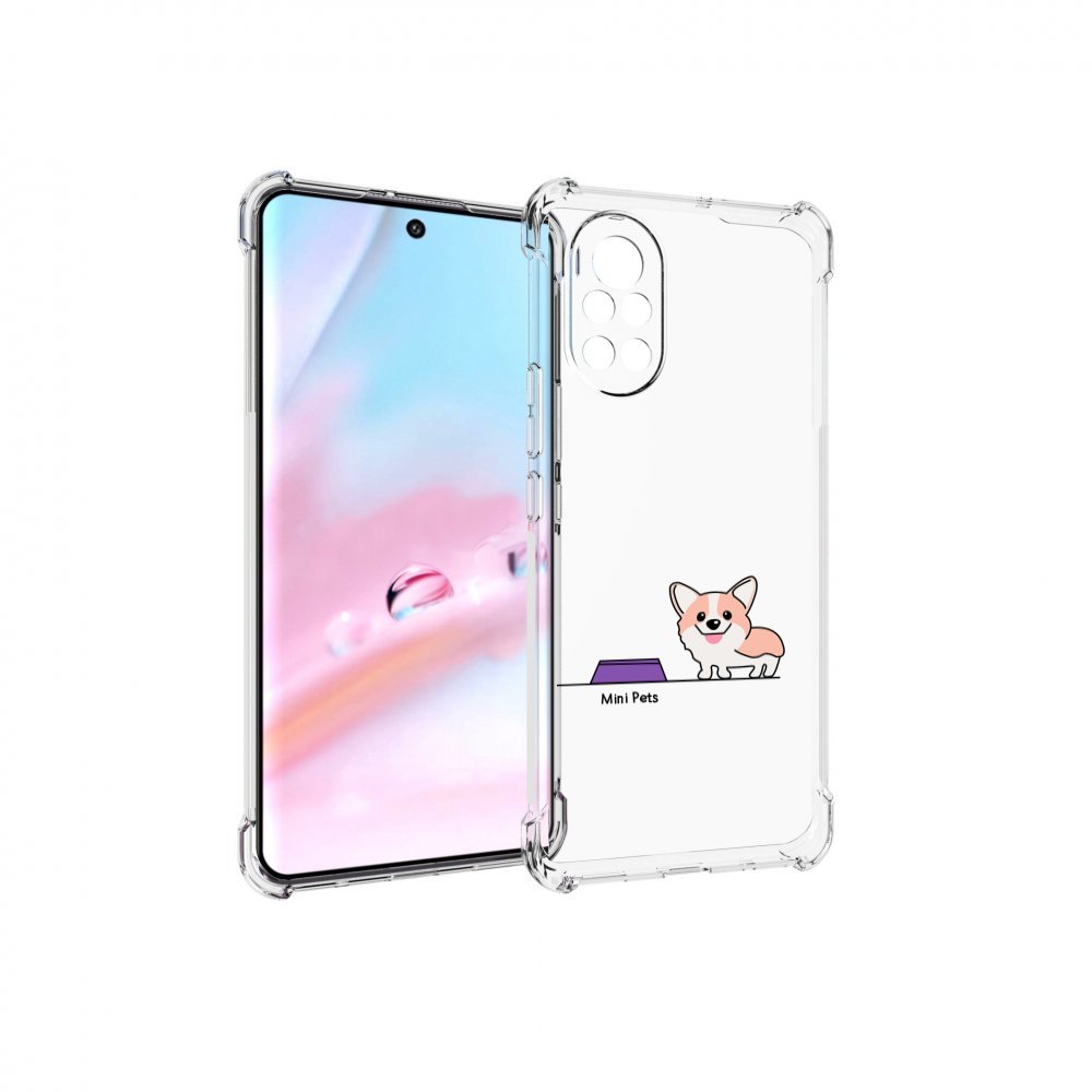

Чехол MyPads мини-питомец детский для Huawei Nova 8 (ANG-LX1), Прозрачный, Tocco