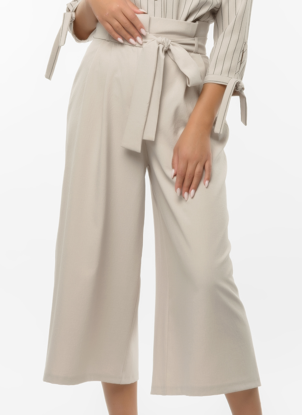 

Брюки женские Каляев 46987 бежевые 44 RU, 46987