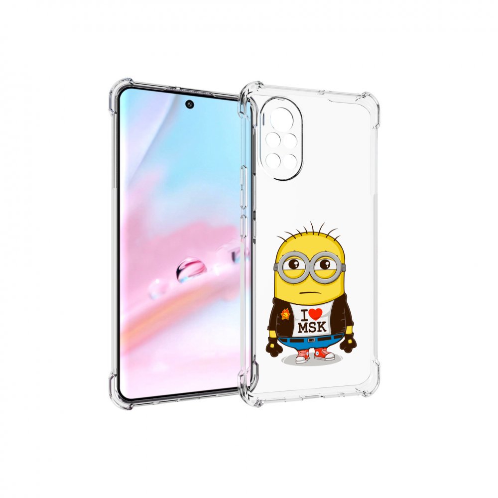 

Чехол MyPads миньон-я-люблю-Мск для Huawei Nova 8 (ANG-LX1), Прозрачный, Tocco